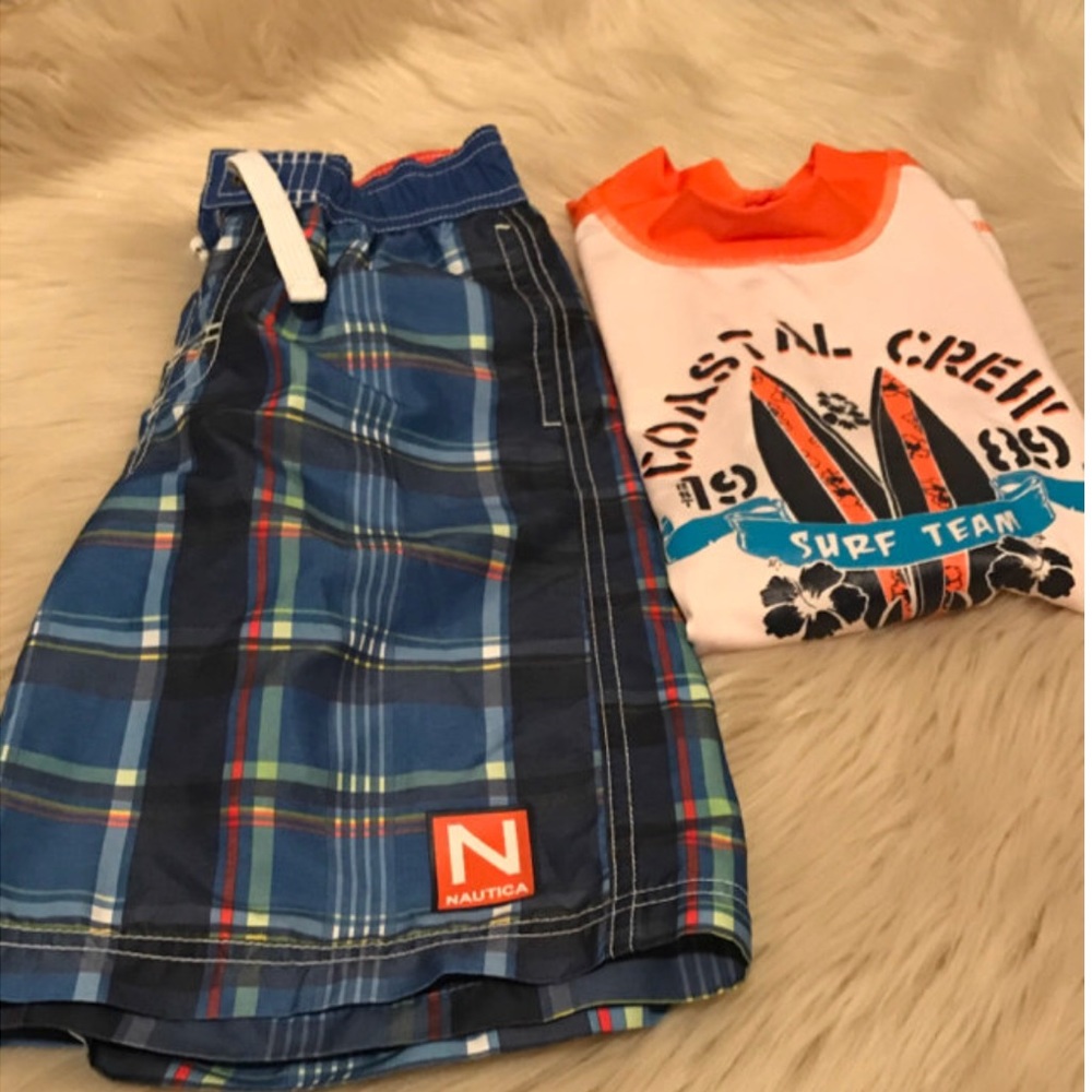 Swimming boy set